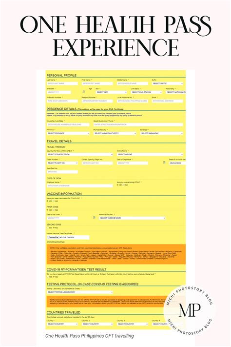 Image result for One Health Pass Tutorial