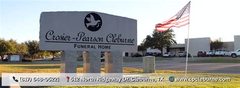 Crosier-Pearson Cleburne Funeral Home | Cleburne TX