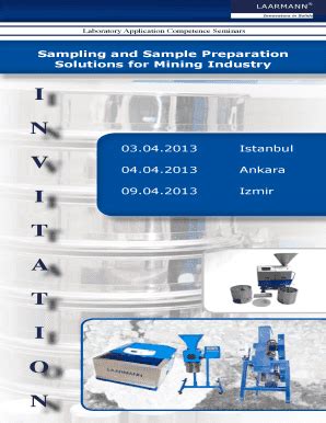 Fillable Online mta gov Sampling and Sample Preparation Solutions for ...