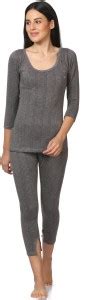 ALFA Premium Quilted Thermal Wear Top and Lower Set Women Top - Pyjama ...