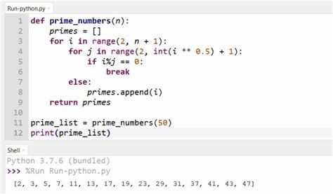 How to Find a List of Prime Numbers in Python Using While Loop 的图像结果