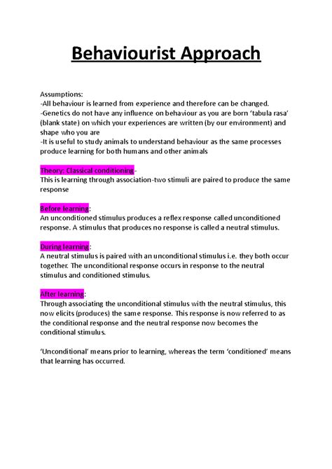 Behaviourist Approach 的图像结果