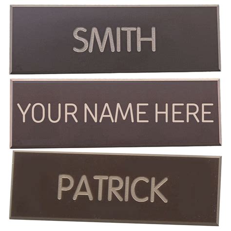 AGSU Name Plate For Army Green Service Uniform – Bradley's Custom