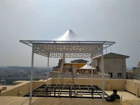 Gazebo Tensile Structure - Auditorium Tensile Structure Trader ...