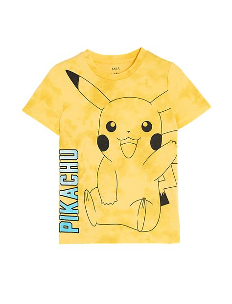 Buy Pure Cotton Pokémon™ T-Shirt at Marks & Spencer