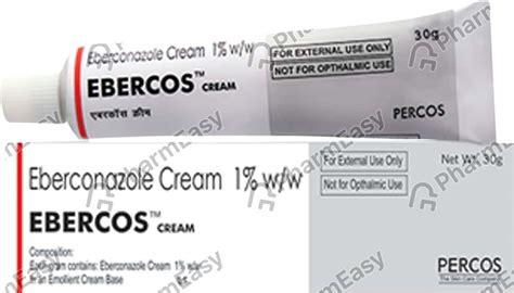 Ebercos 1 %W/W Cream (30): Uses, Side Effects, Price & Dosage | PharmEasy