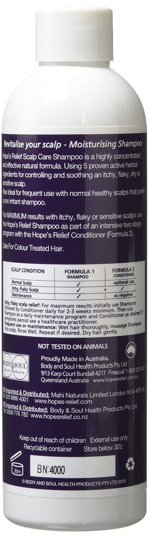 Buy Hope's Relief, Hair Shampoo for Dry Scalp, Psoriasis Treatment ...