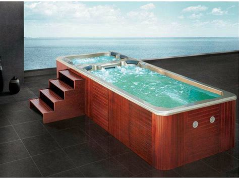 水疗按摩池2.5T水浴池 恒温室外浴池 SPA户外按摩浴缸2.88*2.2m-阿里巴巴