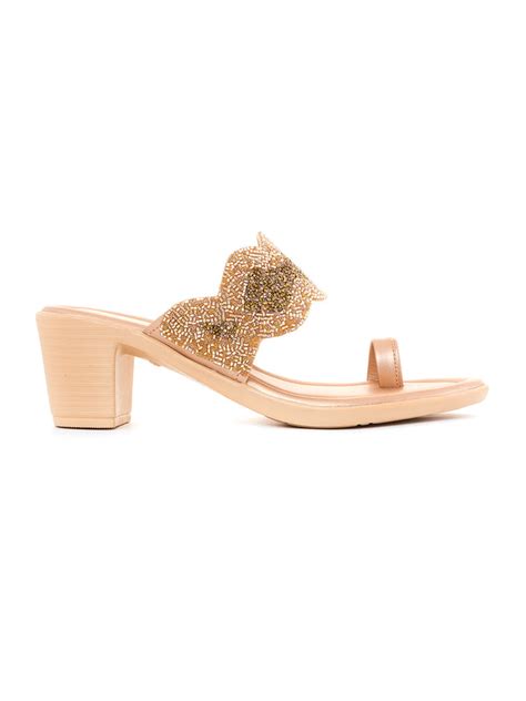 Buy Khadim Block Heel Slip On Sandal for Women Online in India. – Khadims