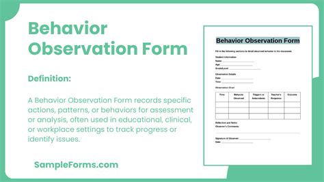 Image result for Behavioural Observation Example