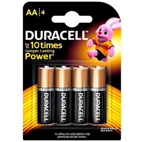 Duracell AA Batteries, 4 Count Price, Uses, Side Effects, Composition ...