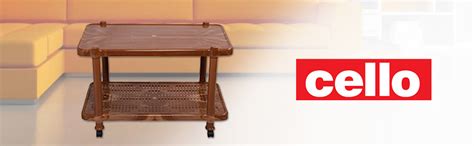Cello Oscar Four Seat center Table (Sandalwood Brown): Amazon.in ...