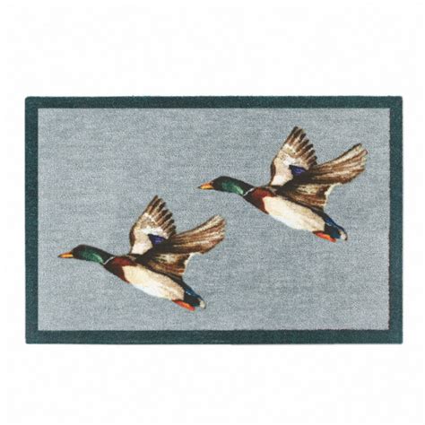 My Mat Patterned Washable My Flying Ducks Mat By Hug Rug