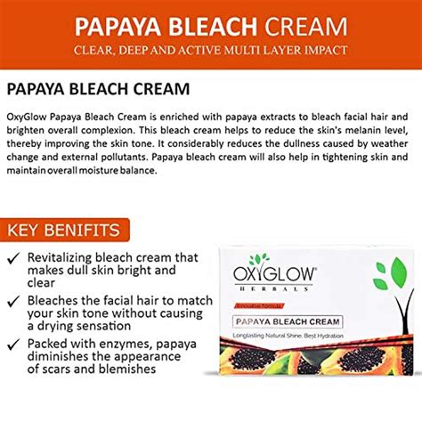 Buy OXYGLOW HERBALS BLEACH CREAM PAPAYA 300 GRAM Online & Get Upto 60% ...