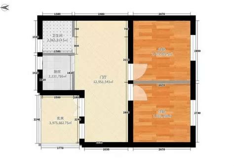 35平现代简约风格两室两厅客厅装修效果图_太平洋家居网图库