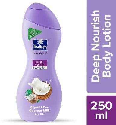 Parachute Advansed Deep Nourish Body Lotion With Pure Coconut Milk 250 ...