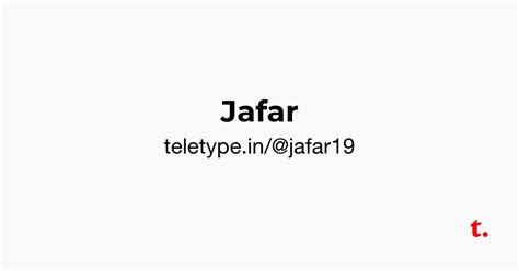 Jafar — Teletype