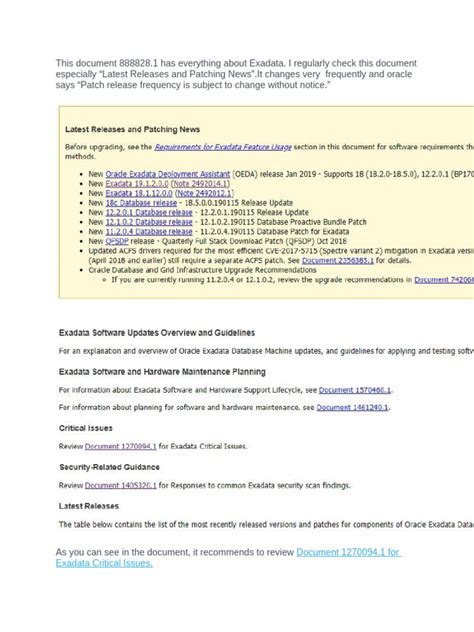 Image result for Exadata Timeline Chart