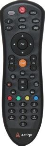 astigo Universal (works with TV as well) DTH Dish TV Remote Controller ...