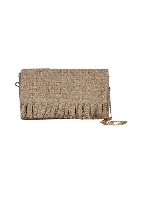 Get Golden Jute Clutch at ₹ 2100 | LBB Shop