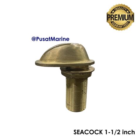 Seacock Saringan kuningan kapal 1-1/2 inch - Pusat Marine
