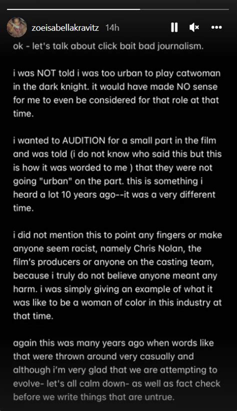 Zoë Kravitz Opens Up About Getting Rejected For 'The Dark Knight Rises ...