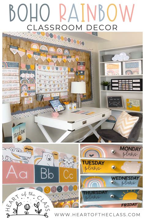 Boho rainbow classroom decor – Artofit