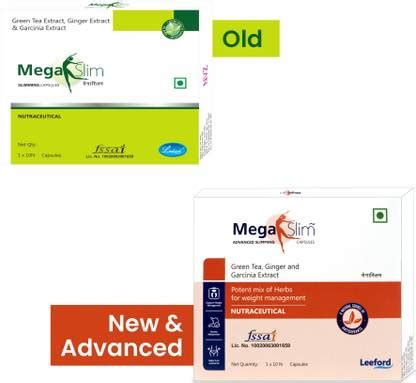 megaslim Weight Management Capsules | Supports Weight Loss & Boosts ...