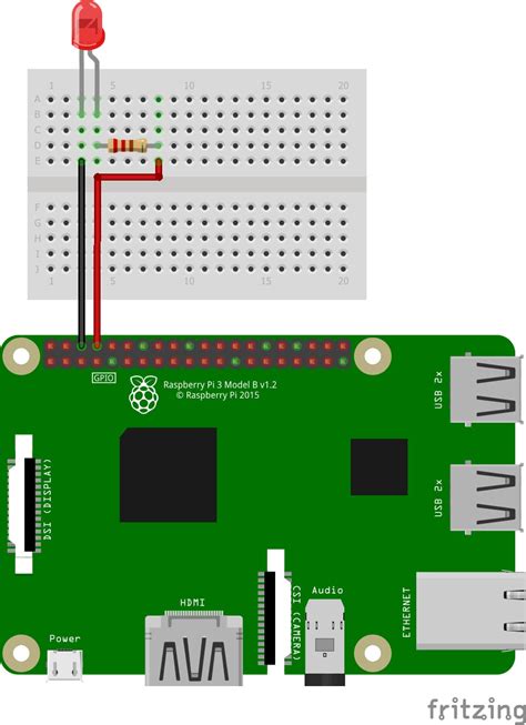 Raspberry Pi LED in Series 的图像结果