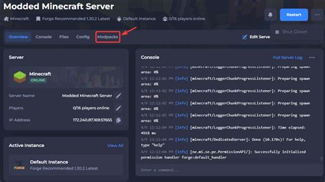 Image result for Shockbyte Install Forge Modpack