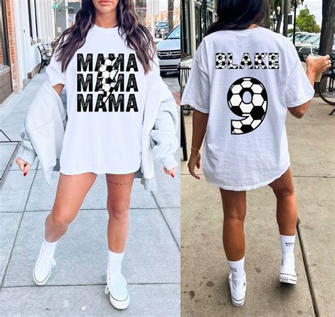 Custom Soccer Mom Shirt Mom Soccer Tee Mama Soccer Shirt - Etsy ...