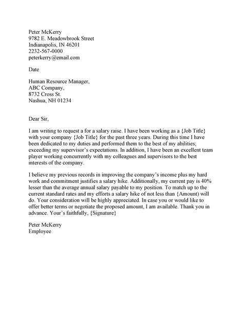 50 Best Salary Increase Letters (How To Ask For A Raise?) ᐅ TemplateLab