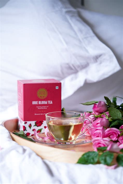 Orie Bloom Rose Tea - Skin Glow & Wellness Infusion | Seven Spring Tea ...