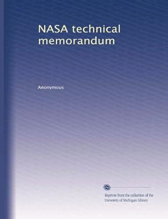 NASA technical memorandum: Volume 45 : Amazon.in: Books