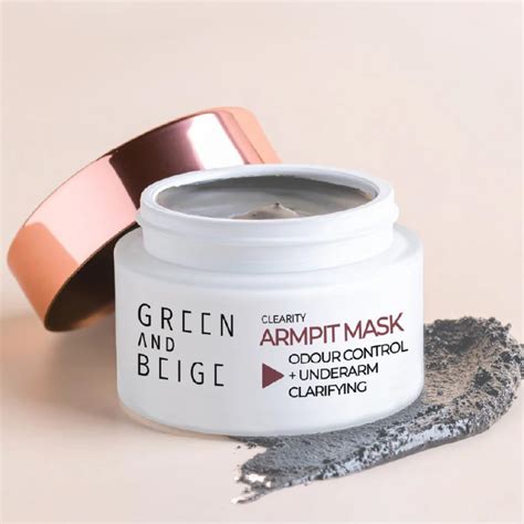 Buy GREEN AND BEIGE CLEARITY Armpit Mask for Men & Women 50ml ...