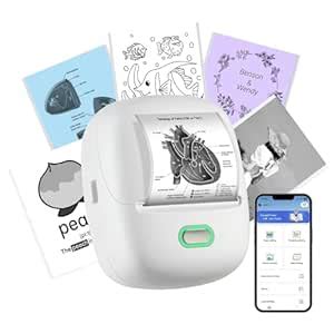 ORGSTA Sticker Printer Mini Printer S002 PrintPods Bluetooth Portable ...
