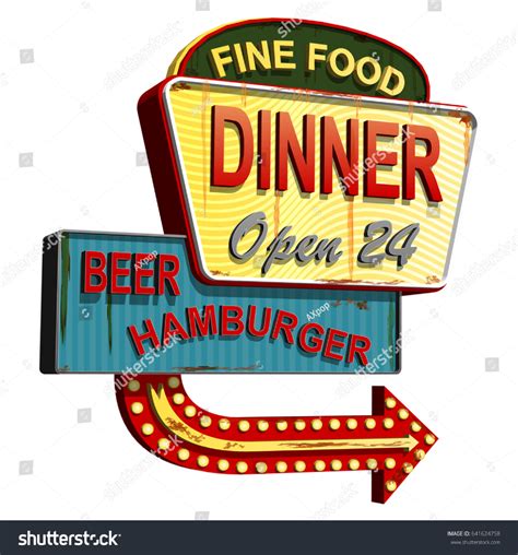 Diner Sign Design 的图像结果