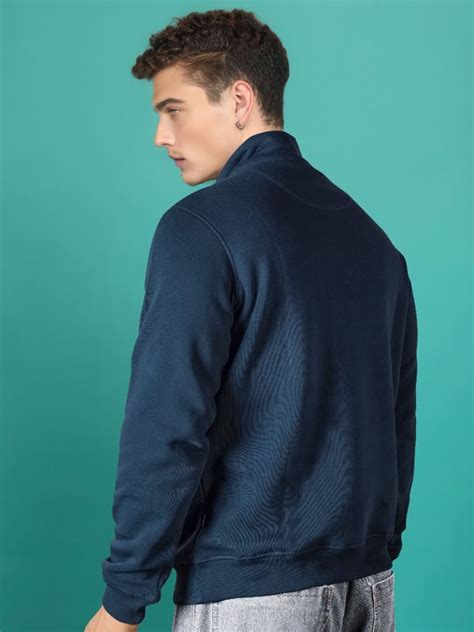 Authenzaa-Men-Sweatshirt-SHSMS011-Airforce-Blue - RCM