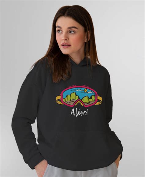 Wanderlooms Alive Hoodie | Bike Riding hoodies