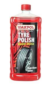 Waxpol Quick Shine Tyre Polish 1L | Gloss for Car & Bike Tyres ...