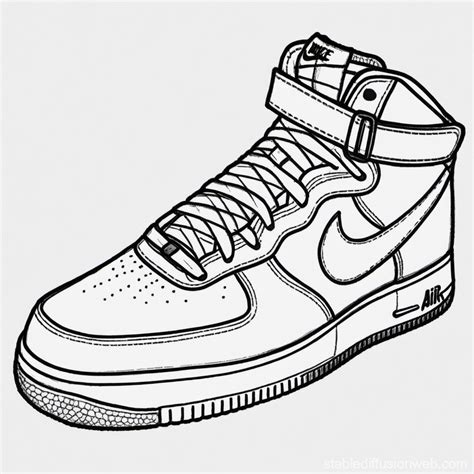 Sketch Of Nike Shoes