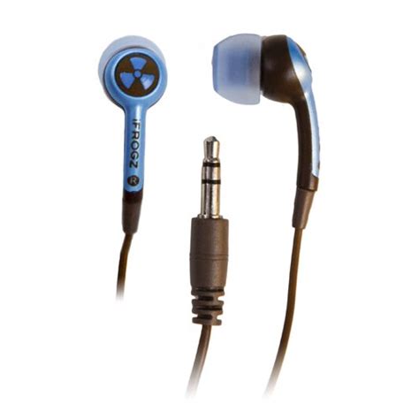 iFrogz epd33-brown EarPollution Plugz Earbud Headphones (Brown/Blue ...