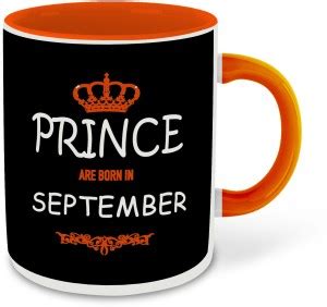 whats your kick Prince are Born In September Printed Orange Inner ...