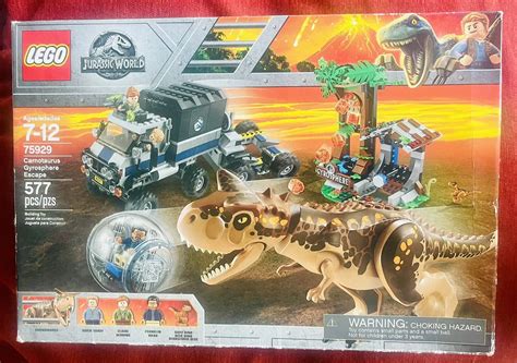 LEGO Jurassic World: Carnotaurus Gyrosphere Escape India | Ubuy