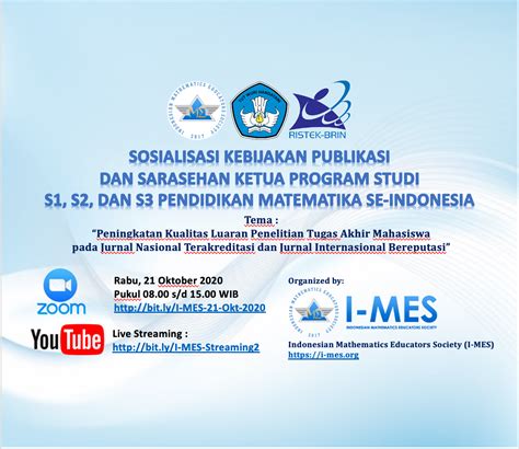 Sosialisasi Kebijakan Publikasi dan Sarasehan Ketua Program Studi S1 ...