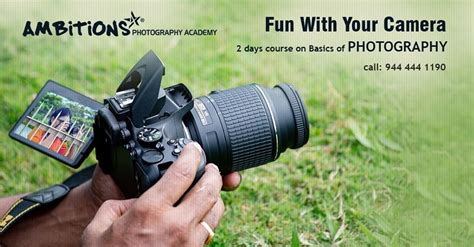 DSLR Photography Professional Course For Passionate Students ...