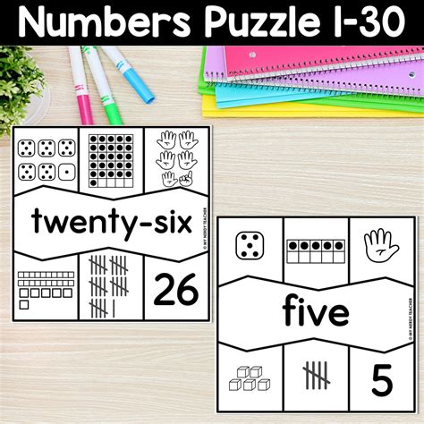 Numbers Puzzle 1-30 – My Nerdy Teacher