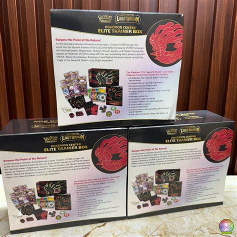 Pokémon Center EXCLUSIVE Elite Trainer Box (ETB) - Lost Origin – Pokédex
