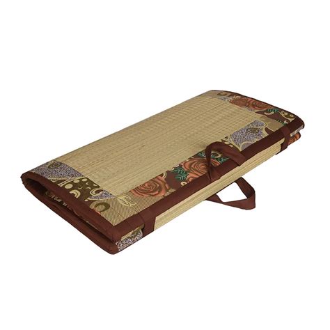 Buy KALA DARSHAN CRAFTS BAZAAR - Foldable Mat Cushion with Korai River ...