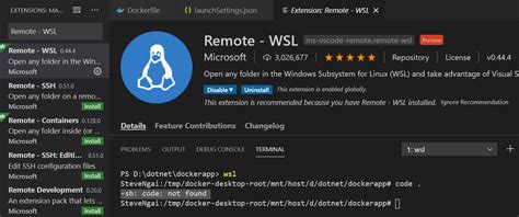 Image result for Visual Studio Code WSL